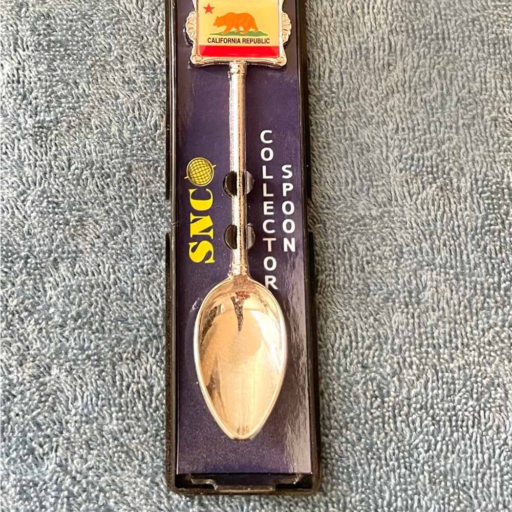 Silver Collector Spoon - California Republic Design